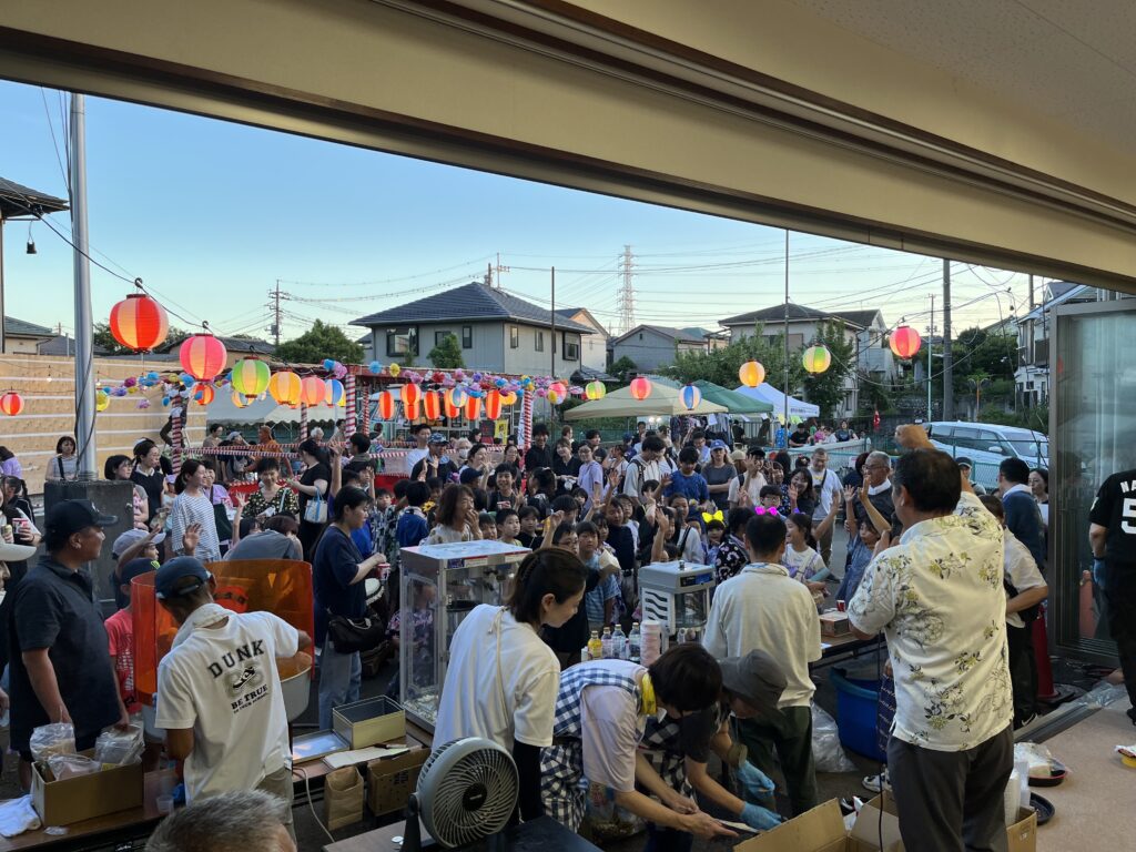 新戸納涼盆踊り大会じゃんけん大会