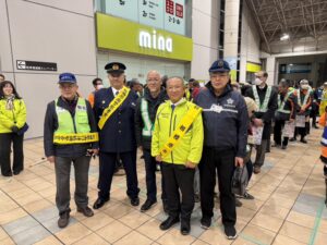 年末年始特別警戒　町田駅